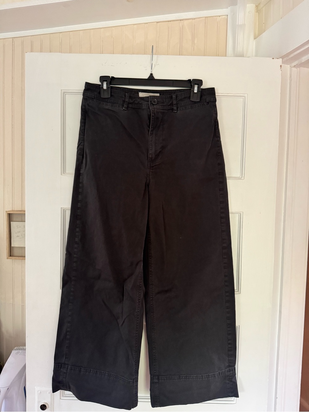 Everlane Wide-Leg Chinos in Black